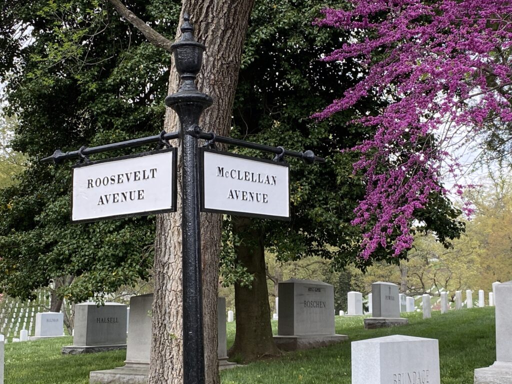 Arlington Cemetery Tour - Byways at the cemetery are named after famous American military figures.